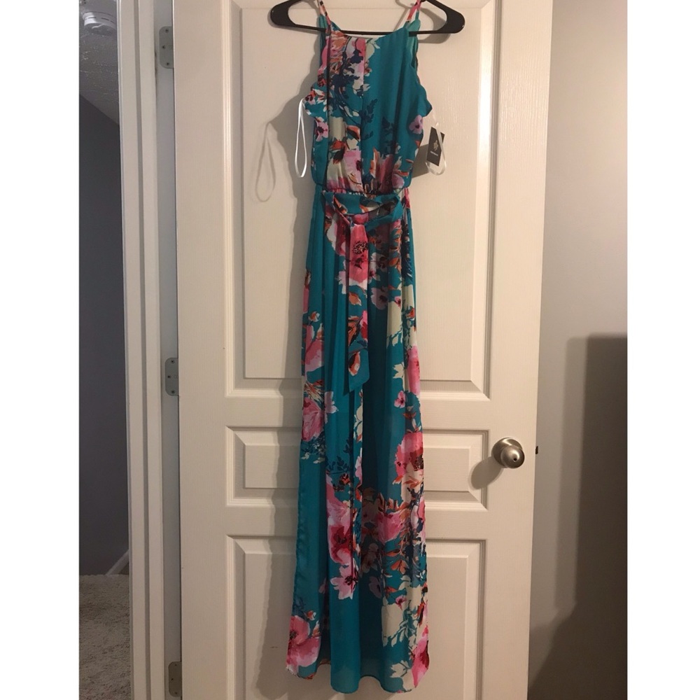 Fortune + Ivy Floral Maxi Dress